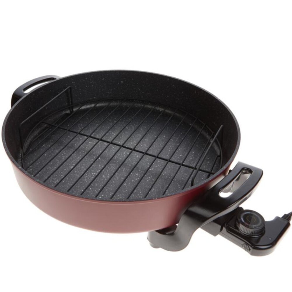 Dura-Pan 14" Electric Skillet with Removable Divider ( new with box) - Picture 2 of 5